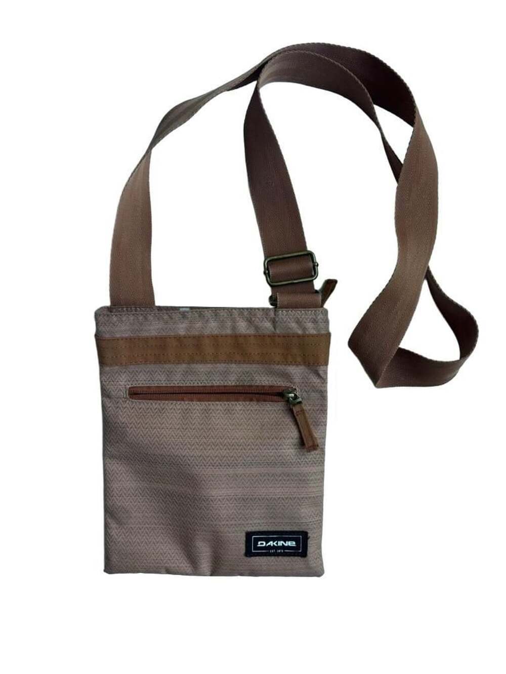 Dakine Jive Crossbody Bag Brown Chevron Travel Purse